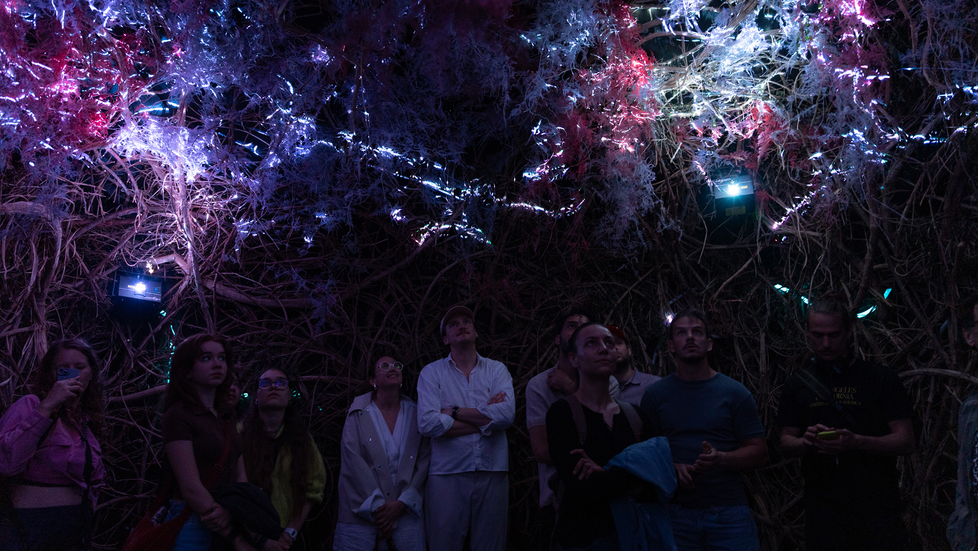 FADING REMANENCE Immersive fényinstalláció a yes! gallery-ben