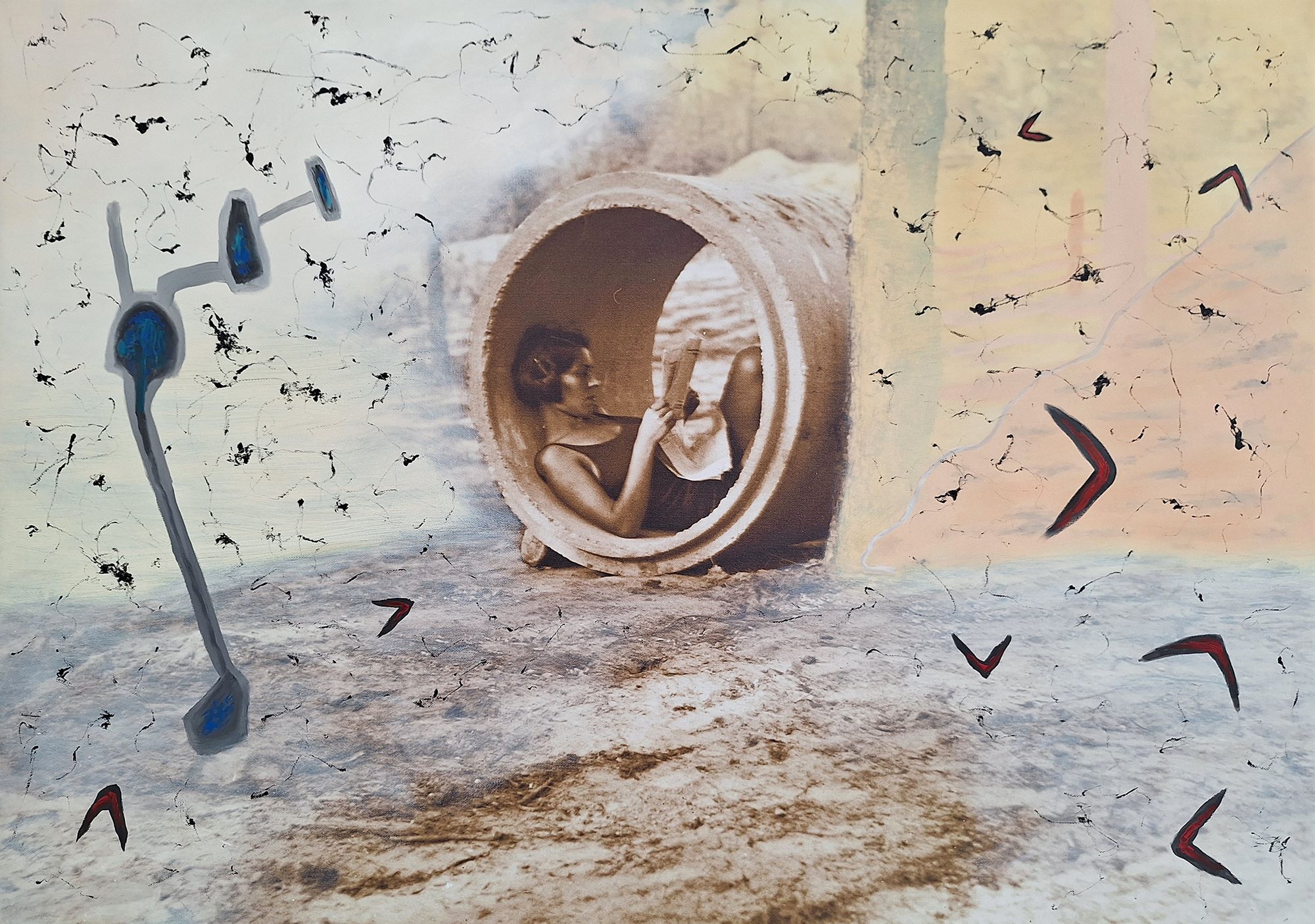 A múltba írt jelen Bánföldi Zoltán palimpszeszt tájai